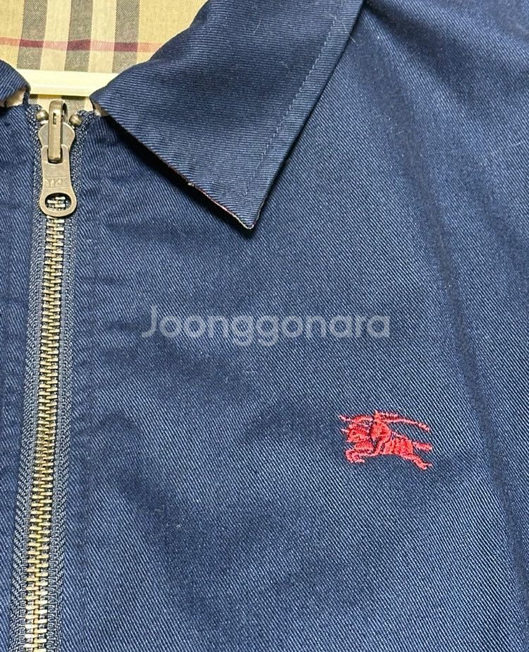 가격 내림 100 버버리 양면 리버시블 블루종 자켓 /...--3