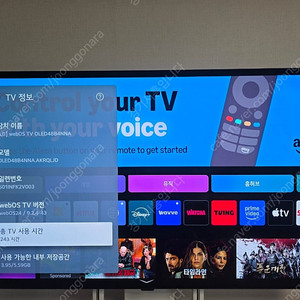 LG 4K OLED 48인치 TV 팝니다