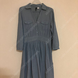영국직구 H&M 카라 원피스 XS 착샷 여행룩