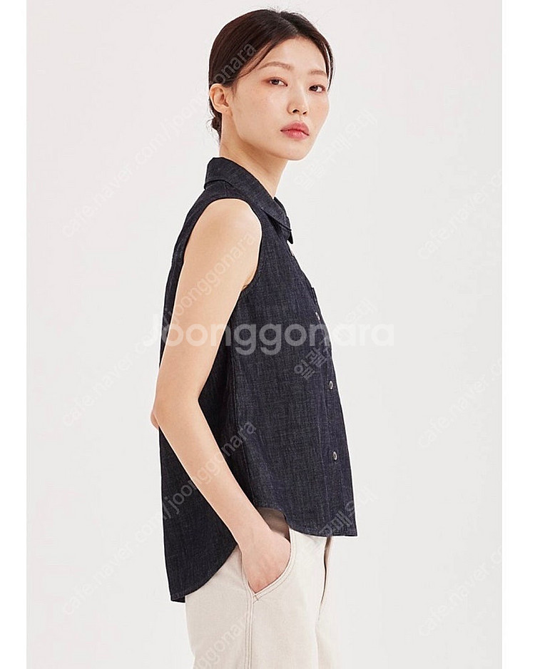 [S] 스티븐알란 슬리브리스 셔츠--1