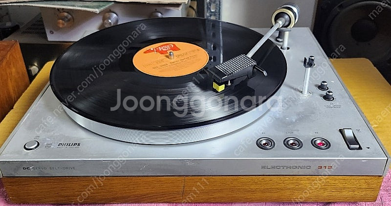 고장부품용/PHILIPS 반자동 턴테이블 모델 GA-3...--1