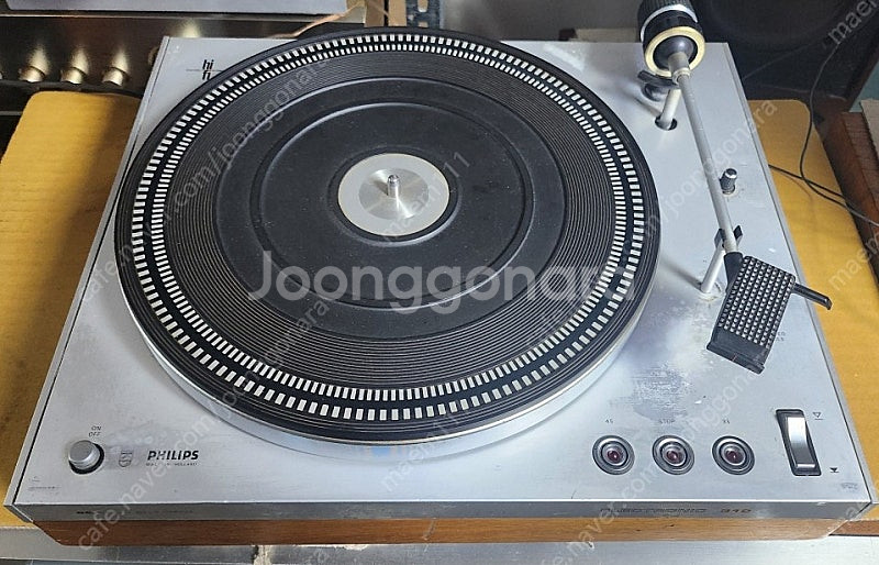 고장부품용/PHILIPS 반자동 턴테이블 모델 GA-3...--2