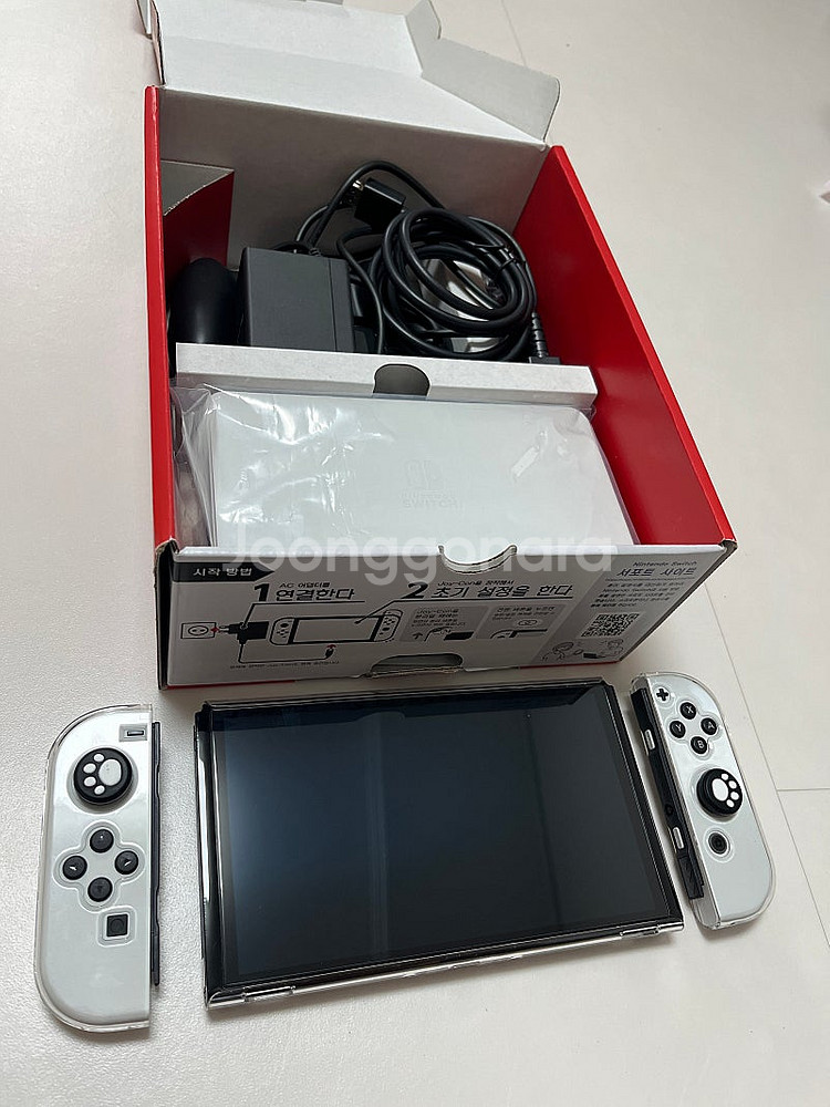 닌텐도 스위치1 oled + 탐탁 파우치--3