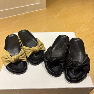 EENK soy knotted slide sandal 새상품 10만원 ->8만원으로 추가에눌 (블랙컬러)