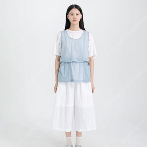 유노이아 String Jogger Vest 베스트 gray blue