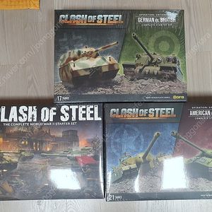 1/100 15mm 밀리터리 워게임 탱크 Clash of Steel 세트 팝니다.
