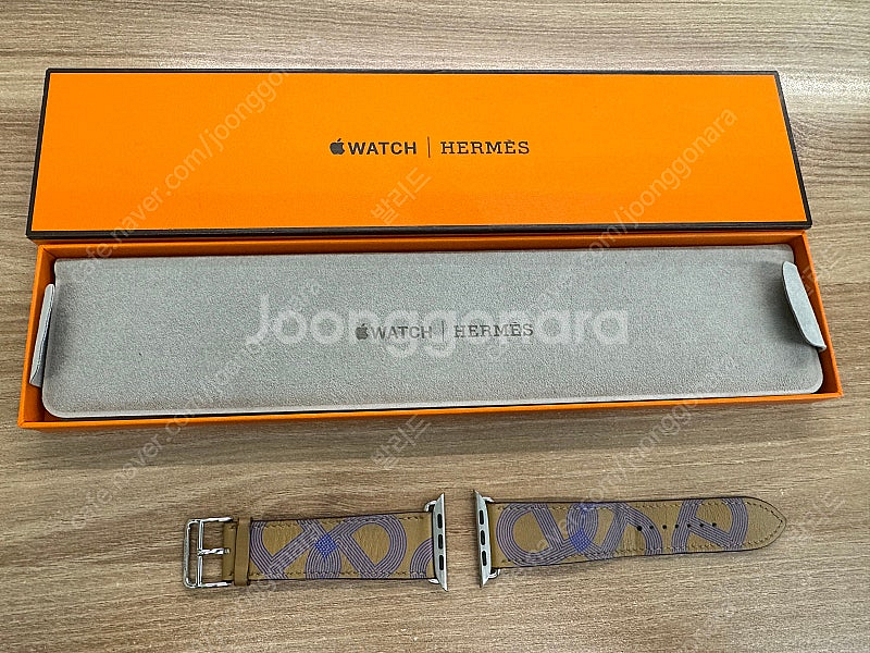 애플워치용 에르메스 비스뀌 밴드 45mm--1