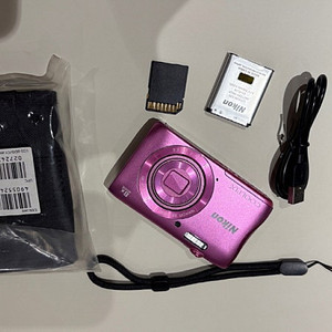 니콘 쿨픽스 S3700 핑크 빈티지 디카