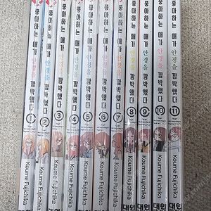 좋아하는애가 안경을 깜빡했다 1~11권 판매합니다 (소장용)