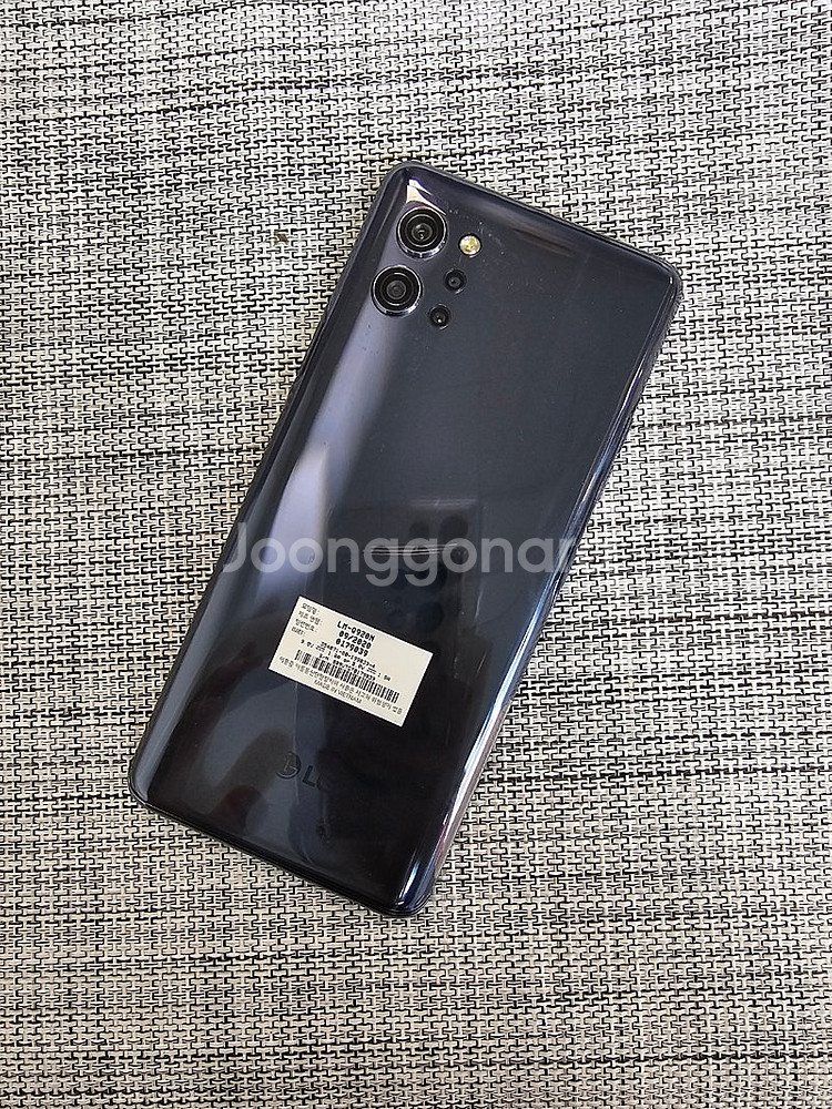 (무잔상) LG Q92 128G 블랙 21년 1월개통 ...--0