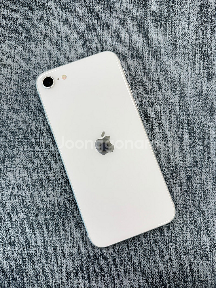 (자급제S급)아이폰SE2 화이트 256G 미파손 깨끗한 단말기 실사용 추천 20만 판매해요--1