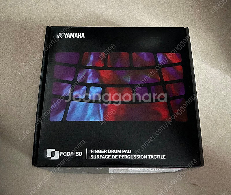 야마하 YAMAHA 핑거 드럼 패드 블랙 FGDP-50...--0