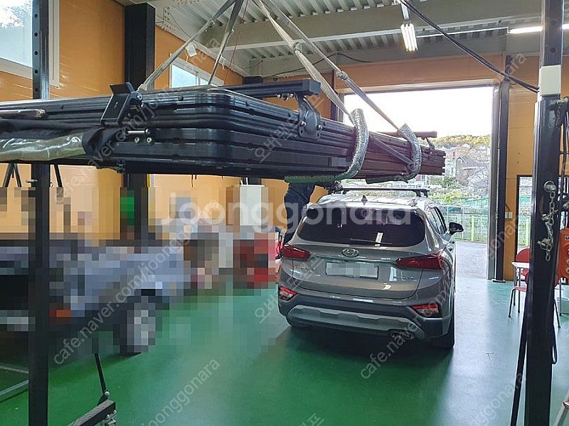 루프탑텐트, 어닝, 가로바 이전설치--3