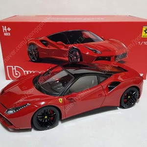 1:18 부라고 Bburago/ 시그니처 페라리 488 GTB/ 다이캐스트 모형차 판매합니다