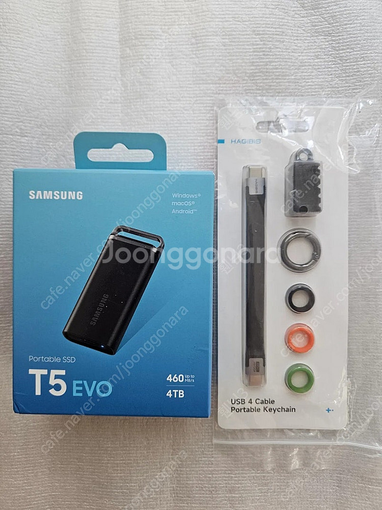 삼성전자 포터블 SSD T5 EVO 4TB 외장 SSD...--0