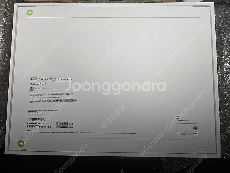 미개봉 / 맥북프로14 M4 10코어 CPU 10코어 ...--2