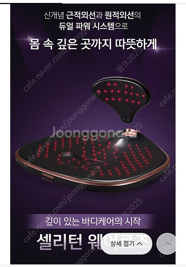 셀리턴 웨어로즈 LED 원적외선 좌욕Y존관리--0
