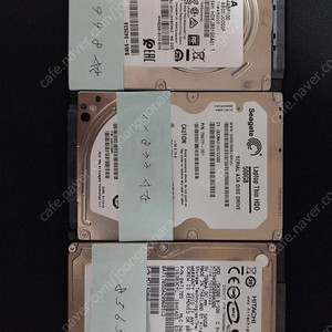 노트북 하드 1TB 1개, 500GB 2개 일괄 택포 4만