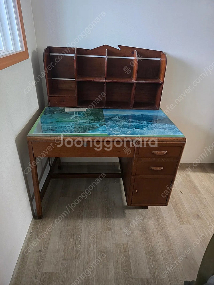 옛날수제책상--0