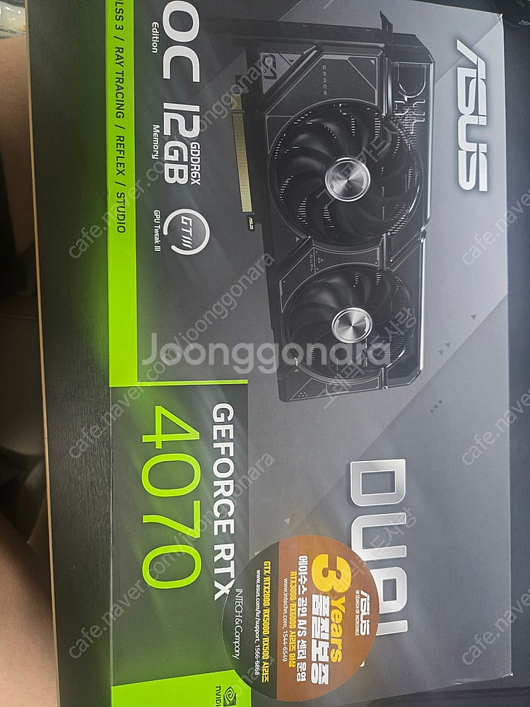 rtx 4070 asus dual oc 12gb 팝니다--0
