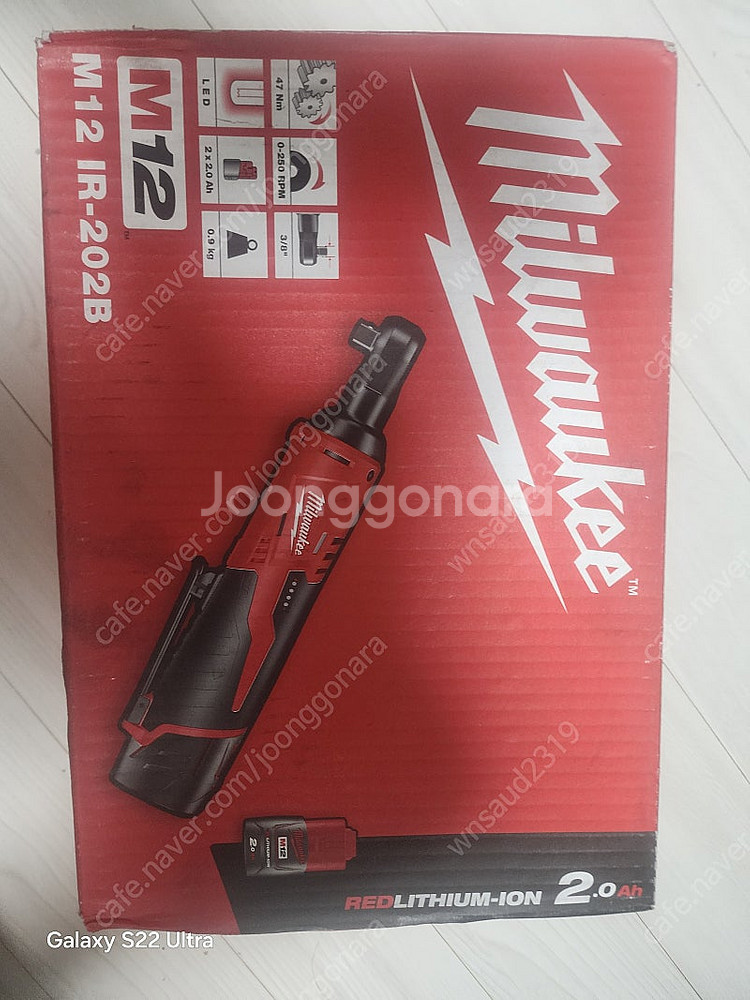밀워키 전동라쳇 팝니다[미사용] M12 IR-202B--2