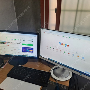 삼성전자 24인지led모니터 와 필립스 27인지 배젤리스 모니터 팝니다..