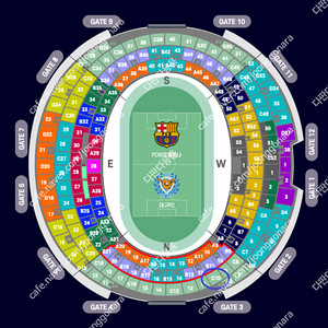 [안전결제/모바일티켓]8/4(월) FC BARCELNONA(바르셀로나) vs 대구FC 3등석B C10구역 7열 2연석 양도합니다.