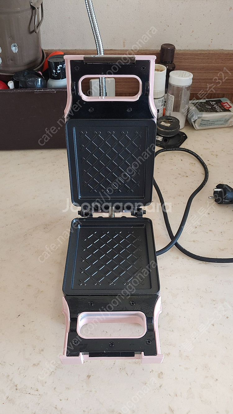 레꼴뜨 샌드위치메이커 핑크 RPS-1 거의 새거 (대구...--0