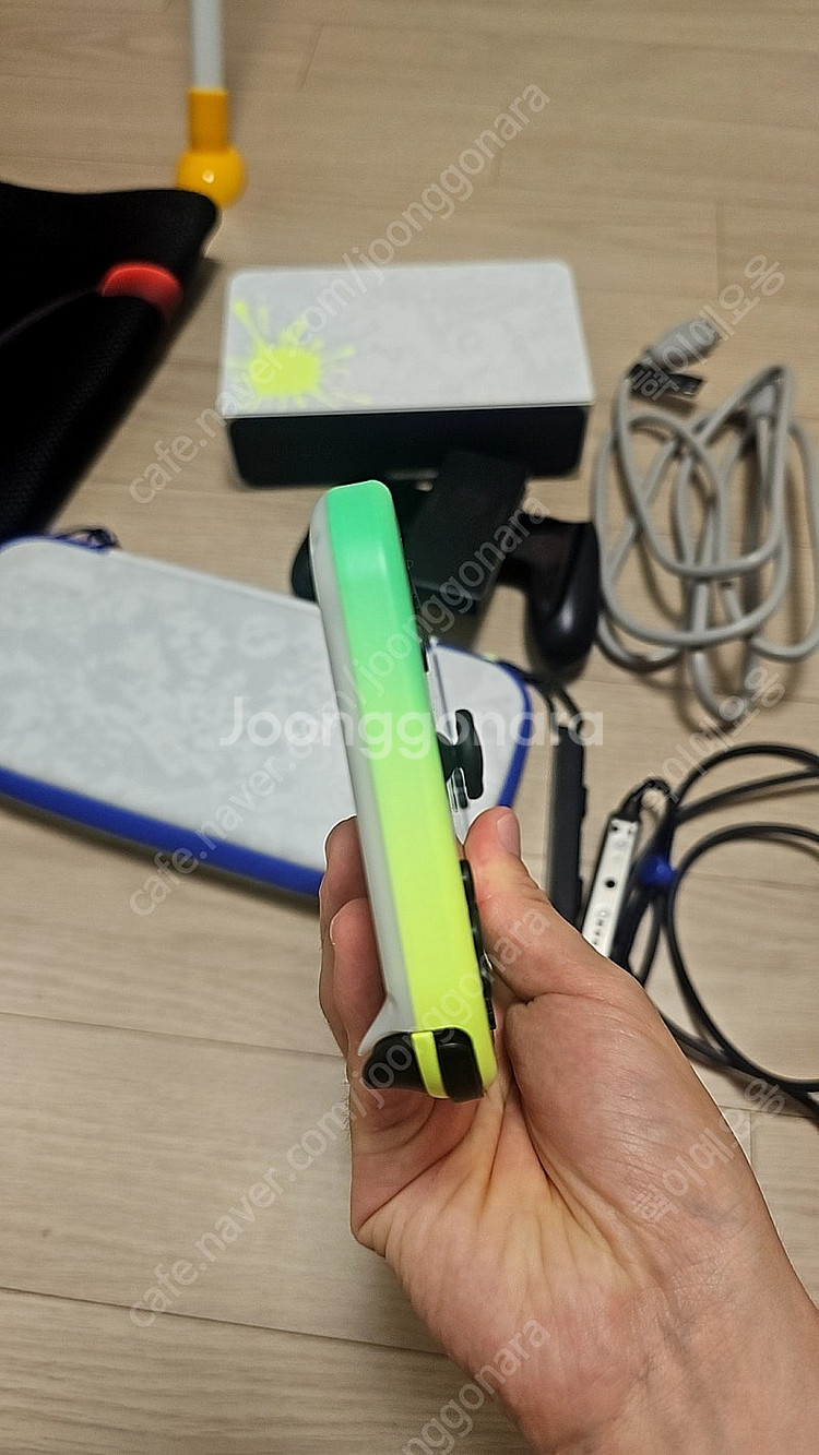 S급 풀구성 닌텐도 스위치 OLED 스플래툰 에디션 배...--5