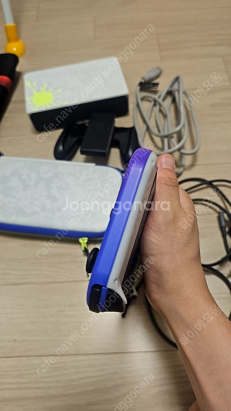 S급 풀구성 닌텐도 스위치 OLED 스플래툰 에디션 배...--7