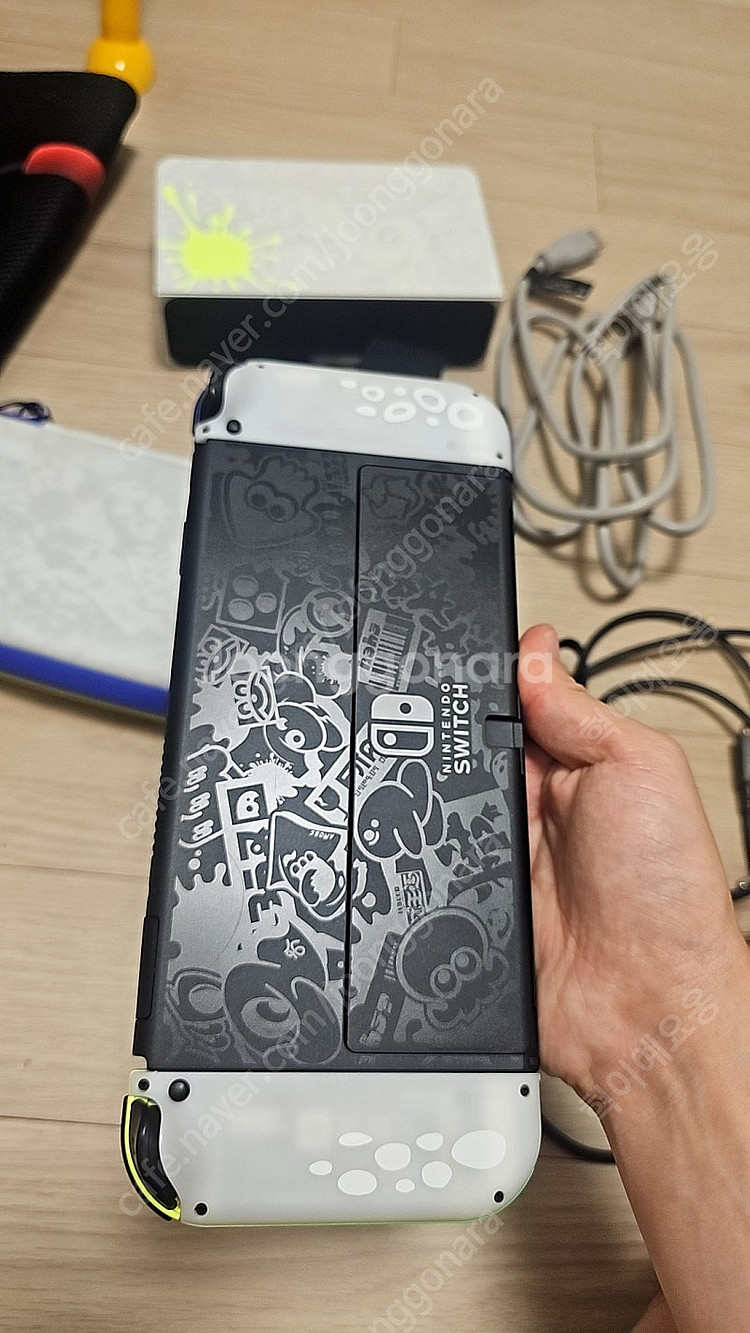 S급 풀구성 닌텐도 스위치 OLED 스플래툰 에디션 배...--8