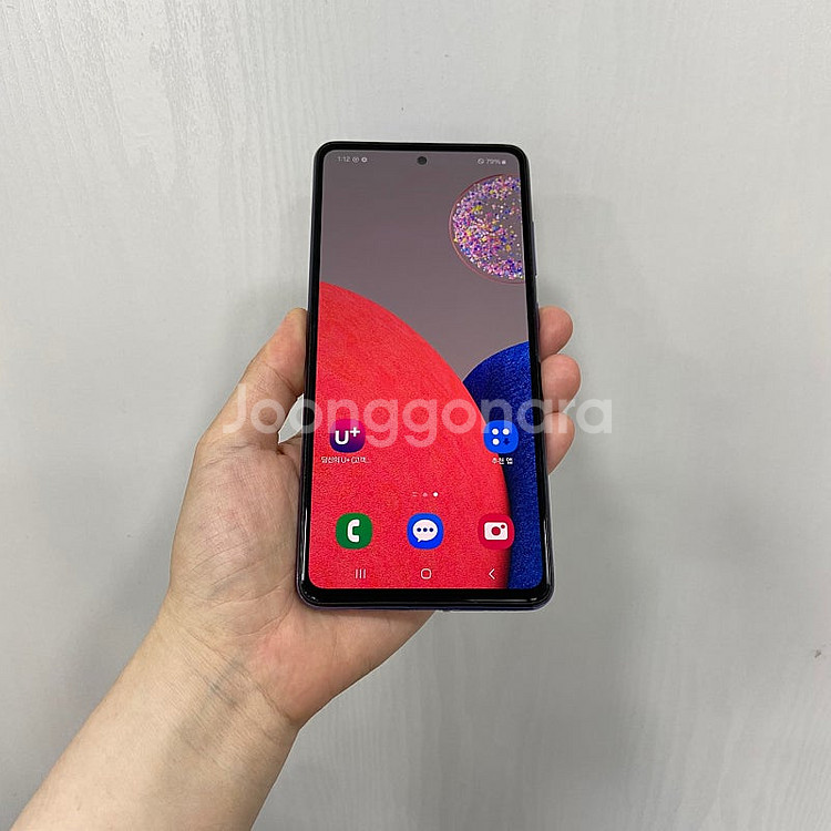 03296 갤럭시A52s 바이올렛 128GB 부산 중고...--1