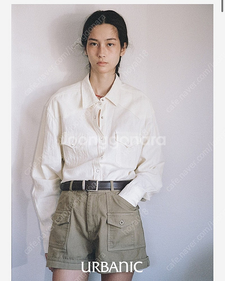 얼바닉30 urbanic30 사파리쇼츠 카키xs 새상품--0