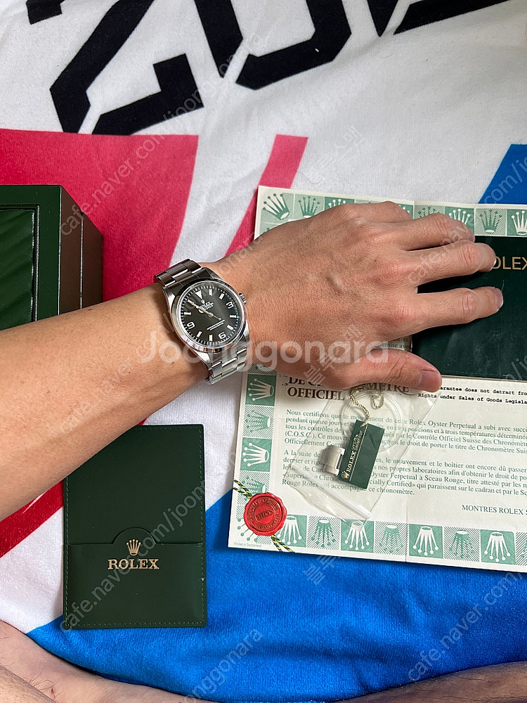 Rolex 14270 익스플로러 P단위 보증서포함--0