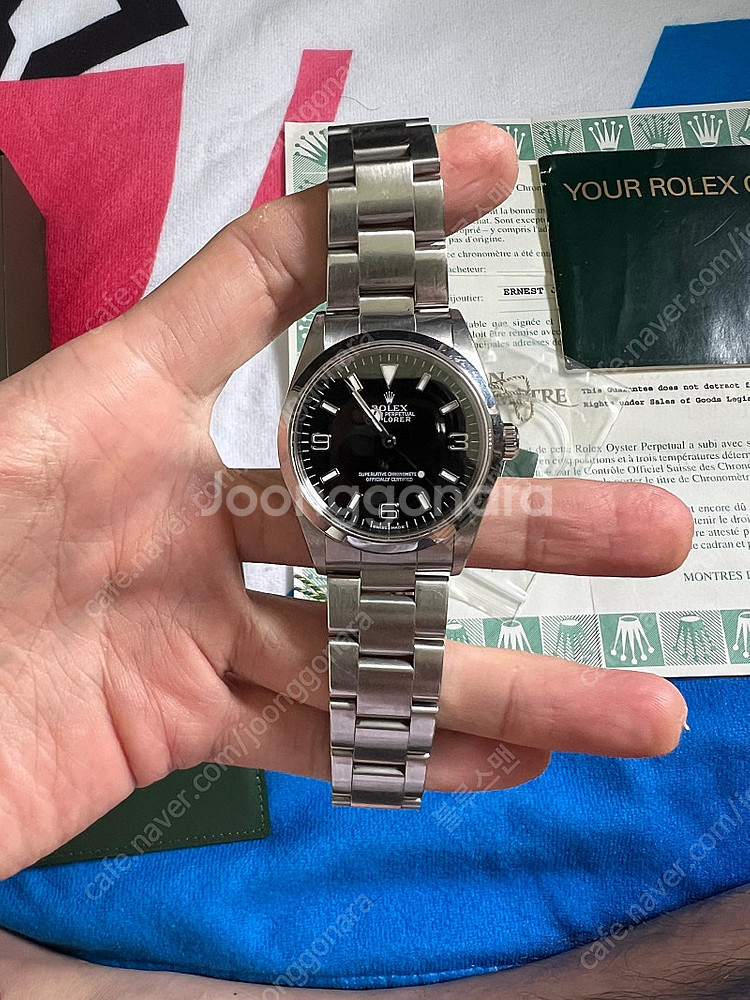 Rolex 14270 익스플로러 P단위 보증서포함--2