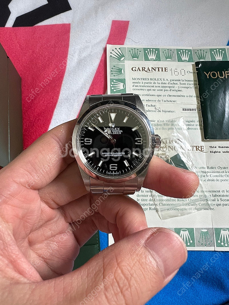 Rolex 14270 익스플로러 P단위 보증서포함--7