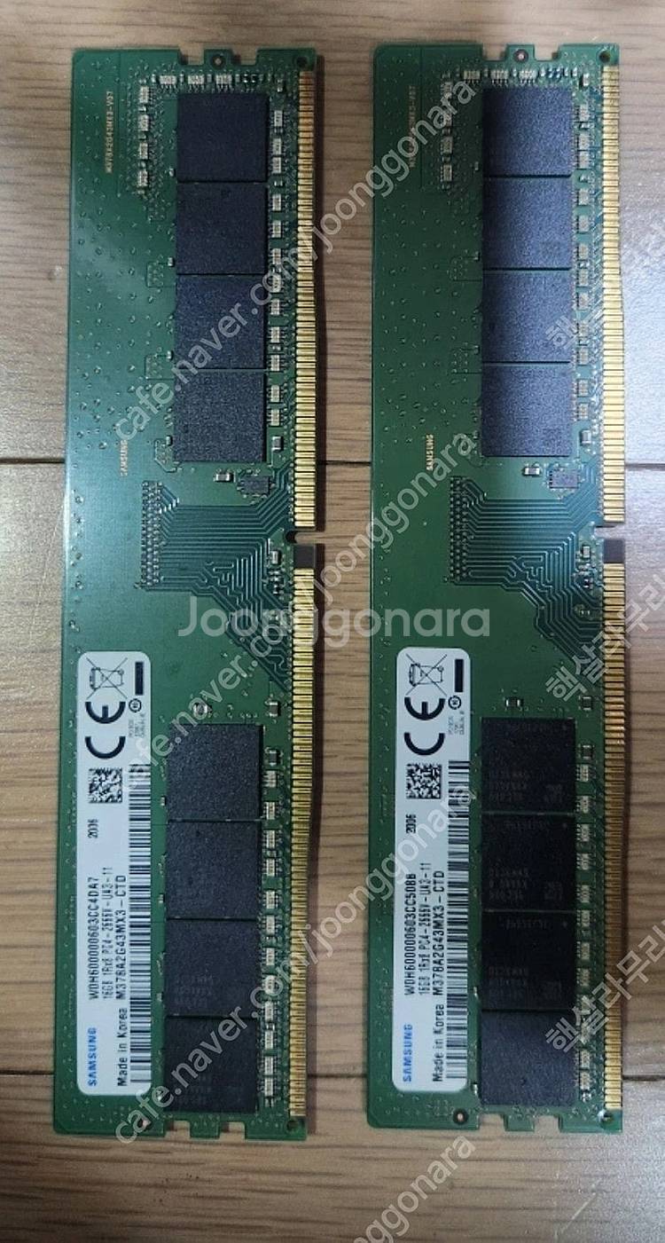 ​삼성 DDR4 16기가 20000 싸게 팝니다.--0