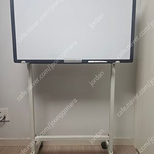 블랙알루미늄 이동식 자석형 화이트보드 칠판 600X900