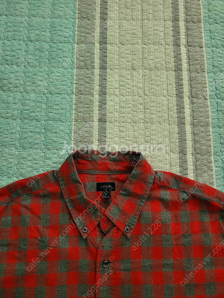 제이크루 J crew. 레드블록 체크셔츠 XL 105사...--2