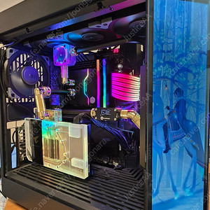 RTX5080 커스텀 수냉 본체 팝니다.