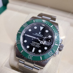 Rolex 로렉스 23년식 서브마리너 그린 스타벅스 판매 126610LV