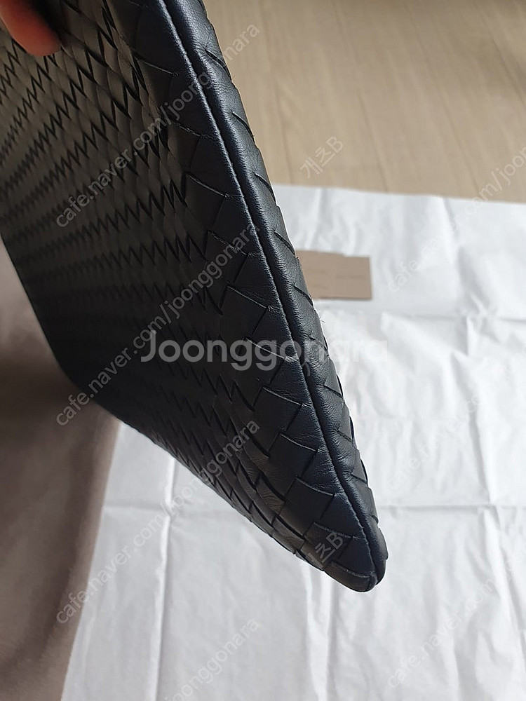 정품 보테가베네타 인트레치아토 남성 도큐먼트 케이스 클...--6