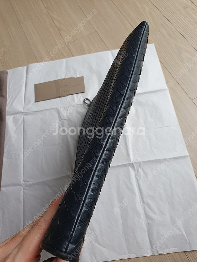 정품 보테가베네타 인트레치아토 남성 도큐먼트 케이스 클...--8
