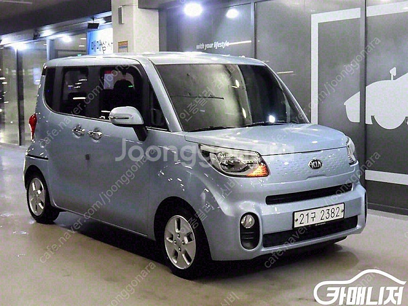 중고차 할부 더 뉴 레이 럭셔리 2019 년식 하늘색 저신용 중고차--0