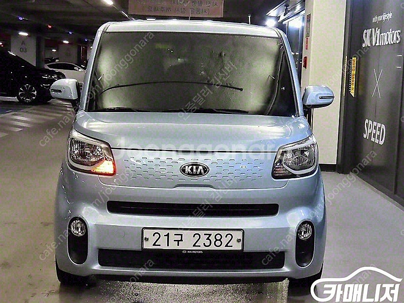 중고차 할부 더 뉴 레이 럭셔리 2019 년식 하늘색 저신용 중고차--2