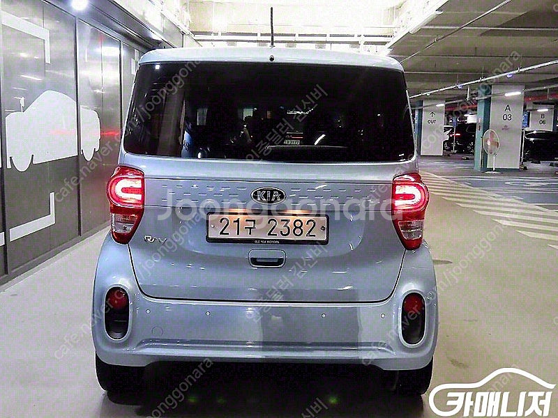 중고차 할부 더 뉴 레이 럭셔리 2019 년식 하늘색 저신용 중고차--5