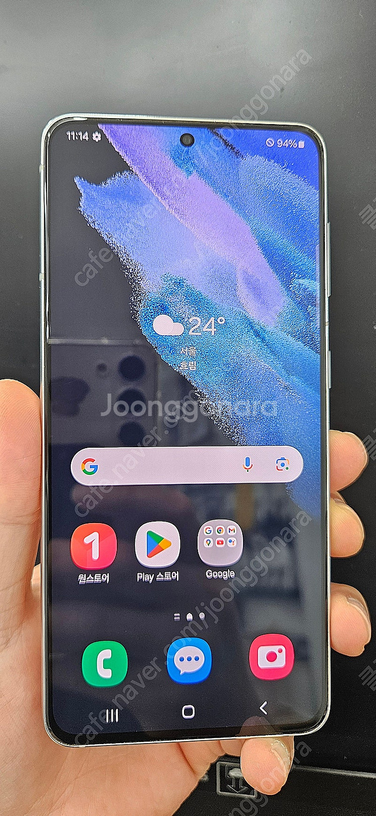갤럭시S21 G991 256G 화이트 15만 인천 부평--0