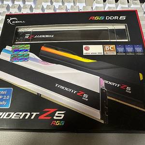 지스킬 TRIDENT Z5 DDR5-6400 CL34 RGB 화이트 패키지 팝니다.