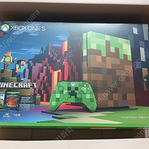 xbox one s 한정판 마인크래프트 에디션 1TB (미개봉 새제품)