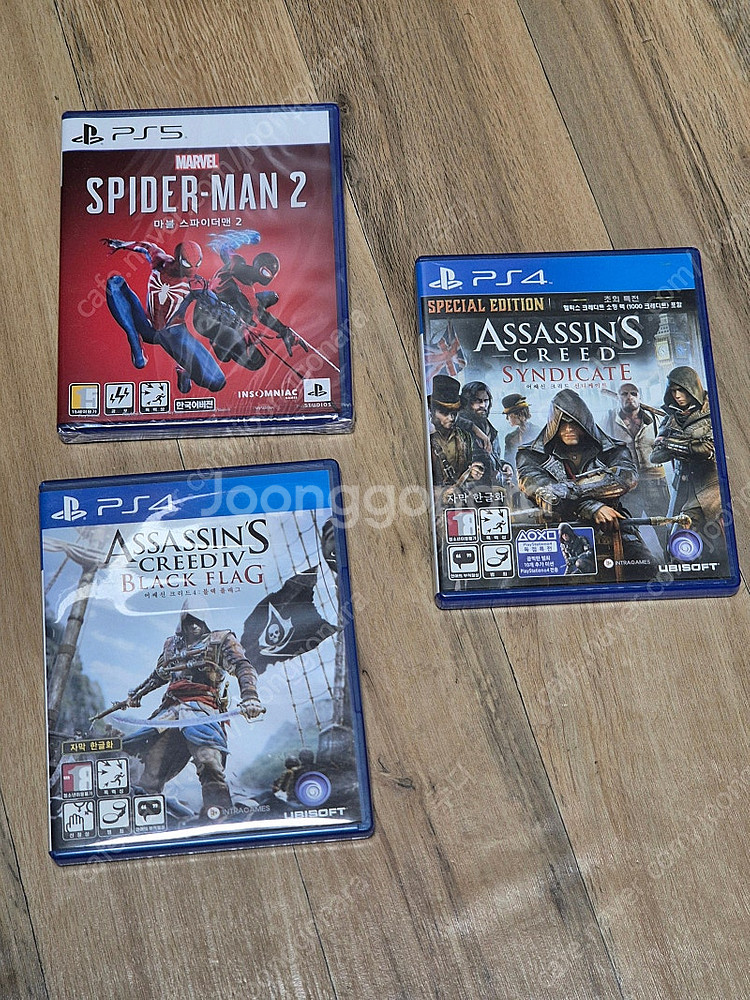 ps4,ps5 스파이더맨2,어쌔신크리드 블랙플래그,신디...--0